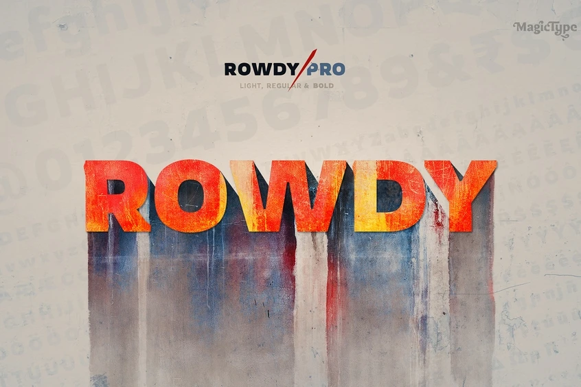 Rowdies Font