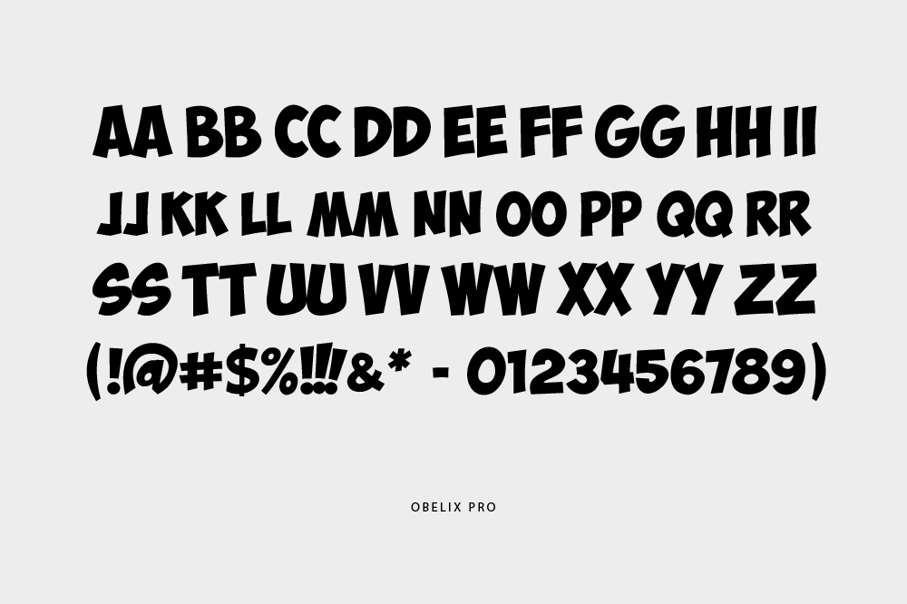 Mr Beast Font, Obelix Pro