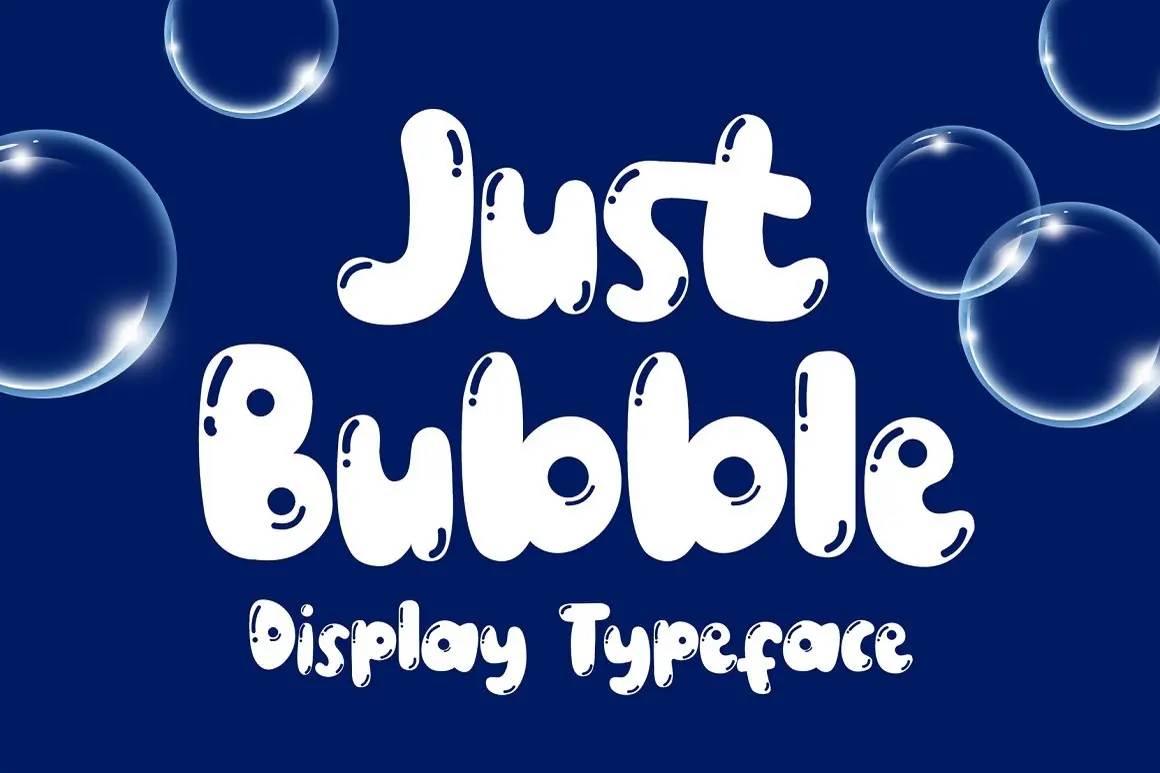 Just Bubble Font Thumbnail