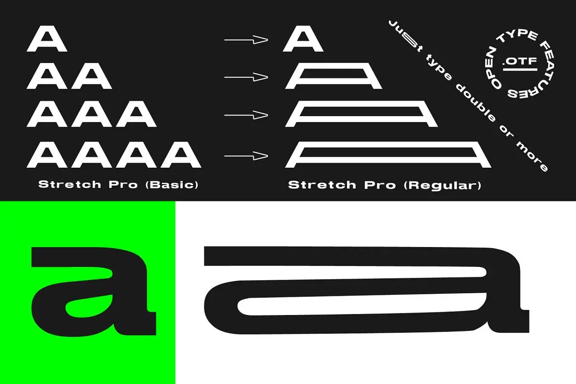 Stretch Pro Font Preview (1)