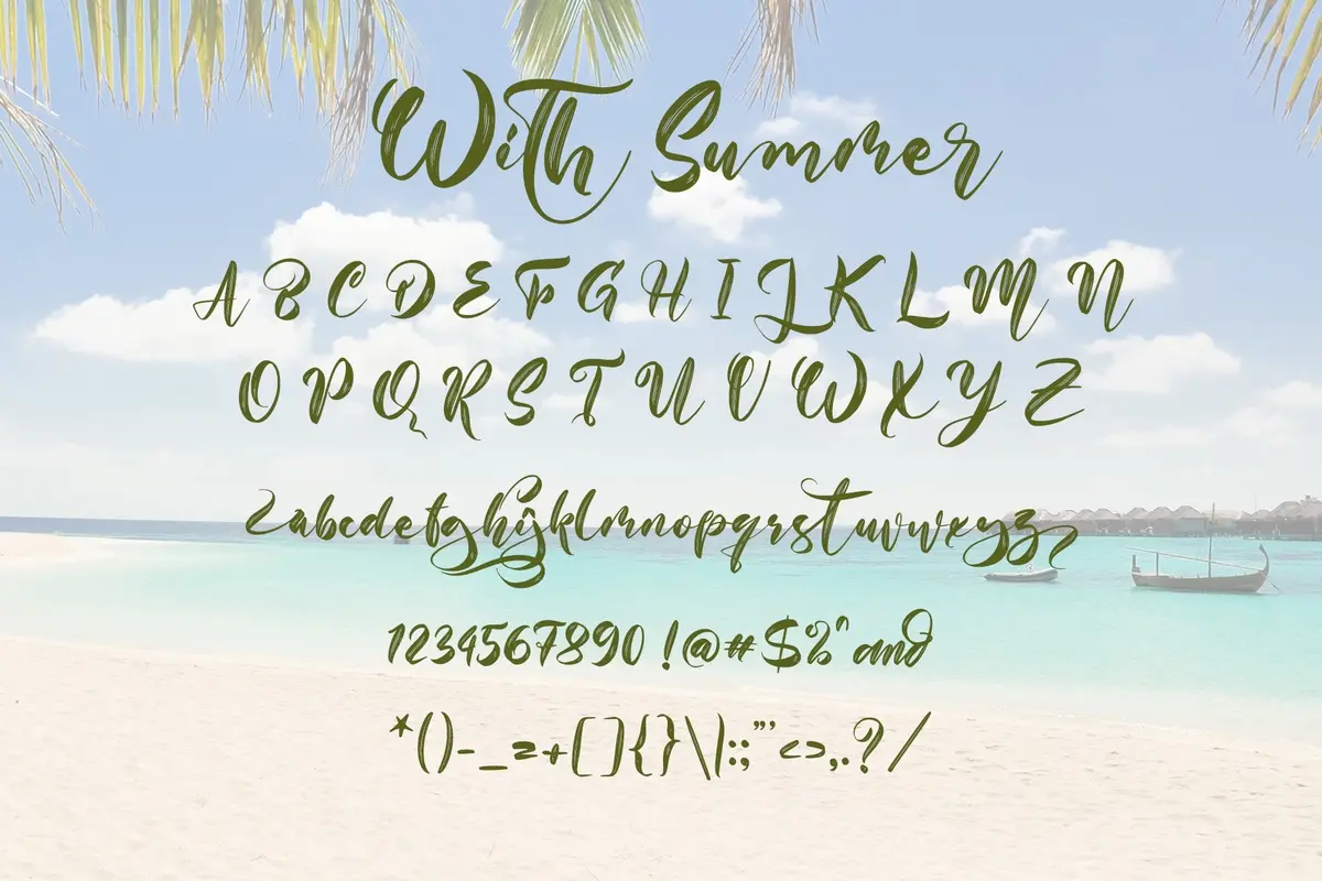 With Summer Font Preview (6)