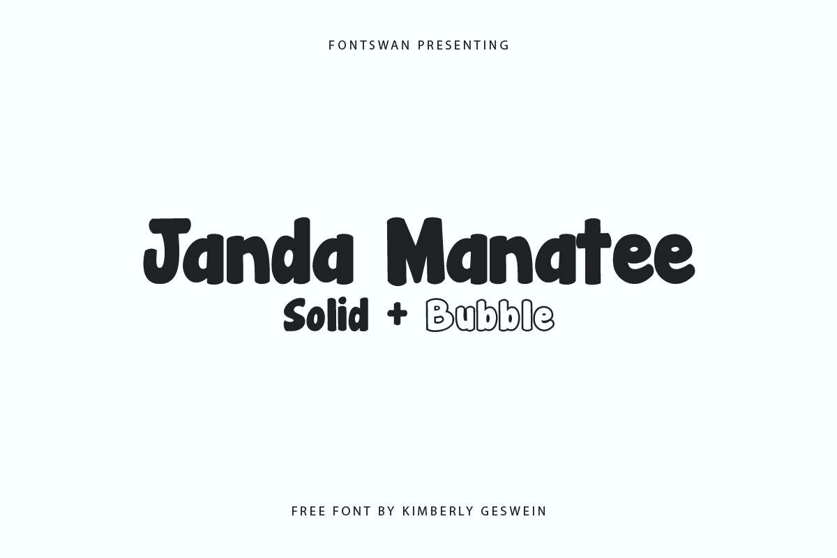 Janda Manatee Font