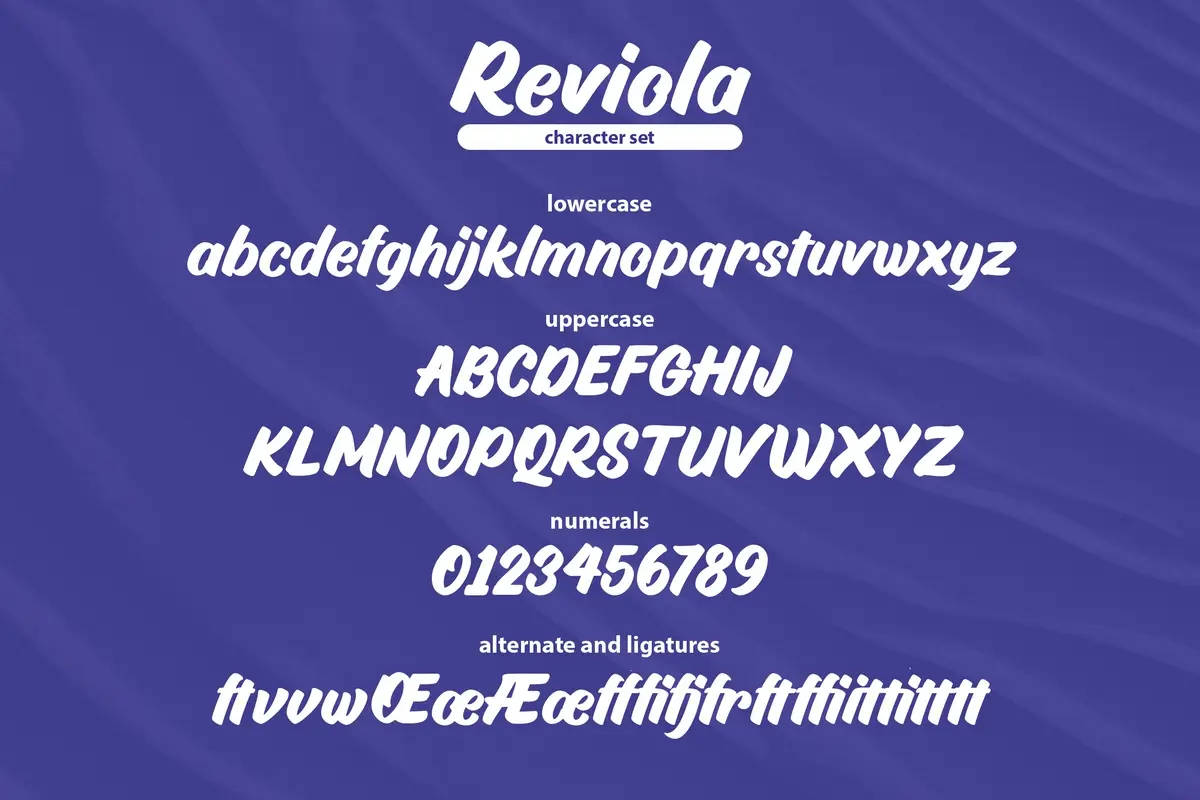 Reviola Script Font