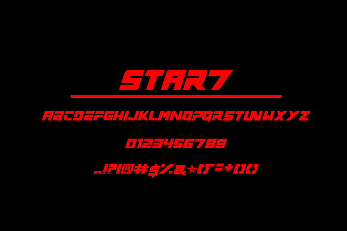 Star7 Font