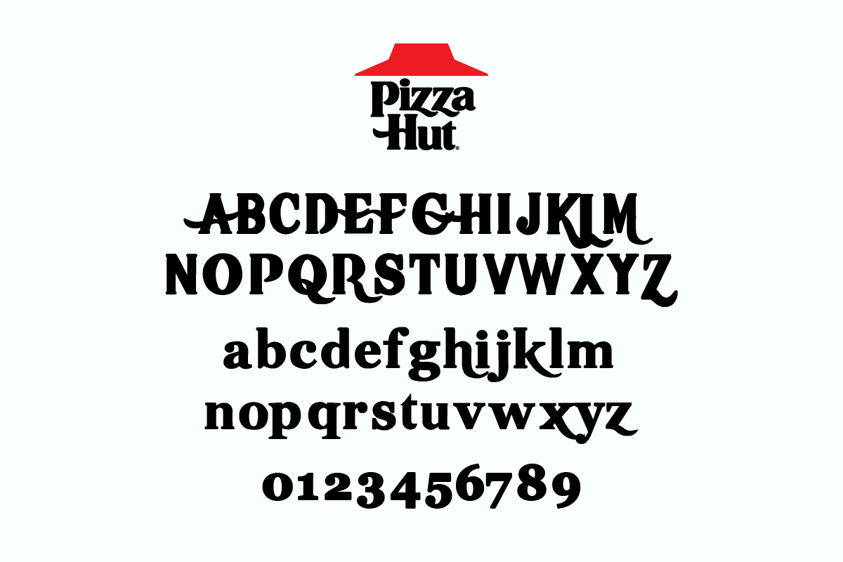 New Pizza Hut Font