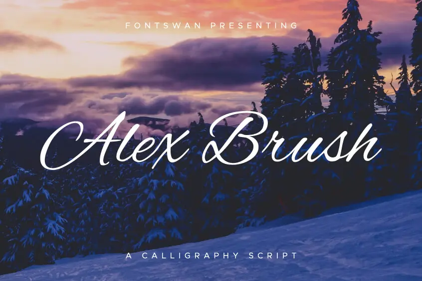Alex Brush Font
