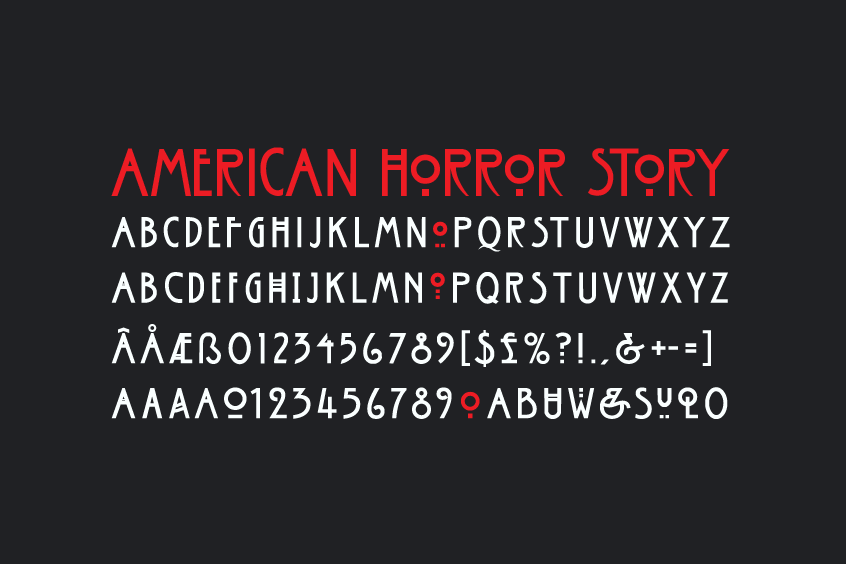 American Horror Story Font