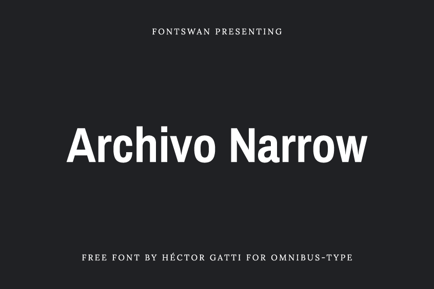 Archivo Narrow Font
