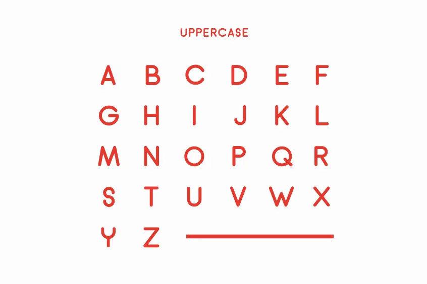 Arciform Font Uppercase