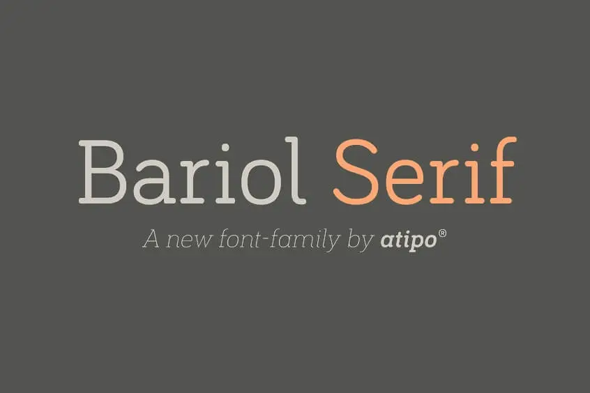 Bariol Serif Font