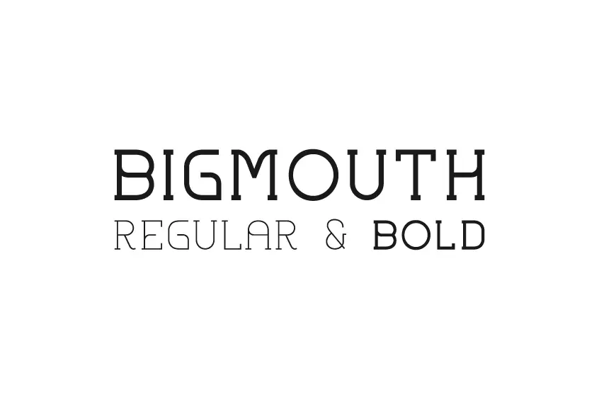 Bigmouth Font