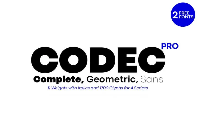 Codec Pro Font