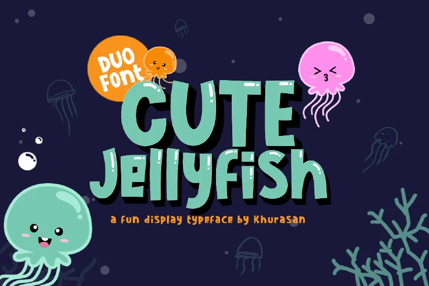 Cute Jellyfish Font