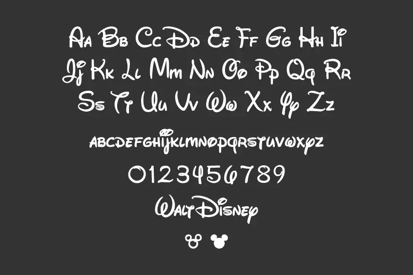 Waltograph font