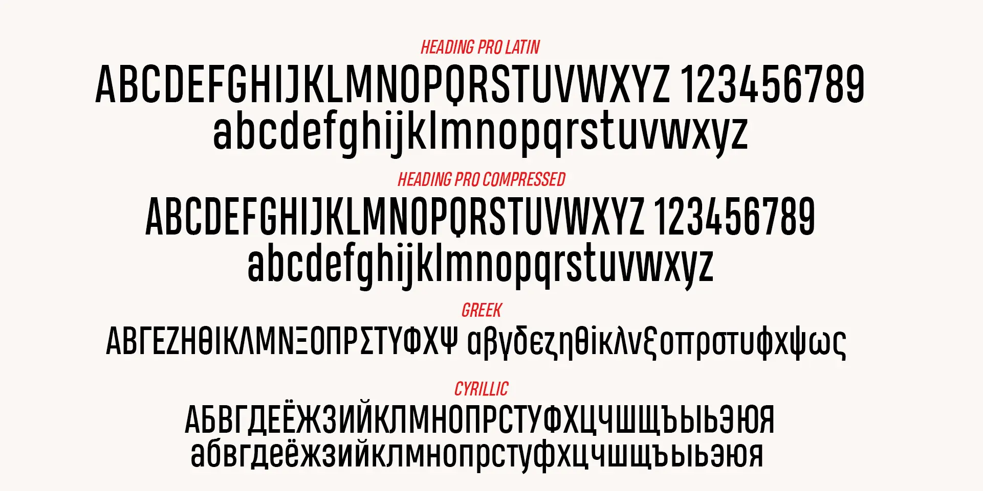 heading pro font free download