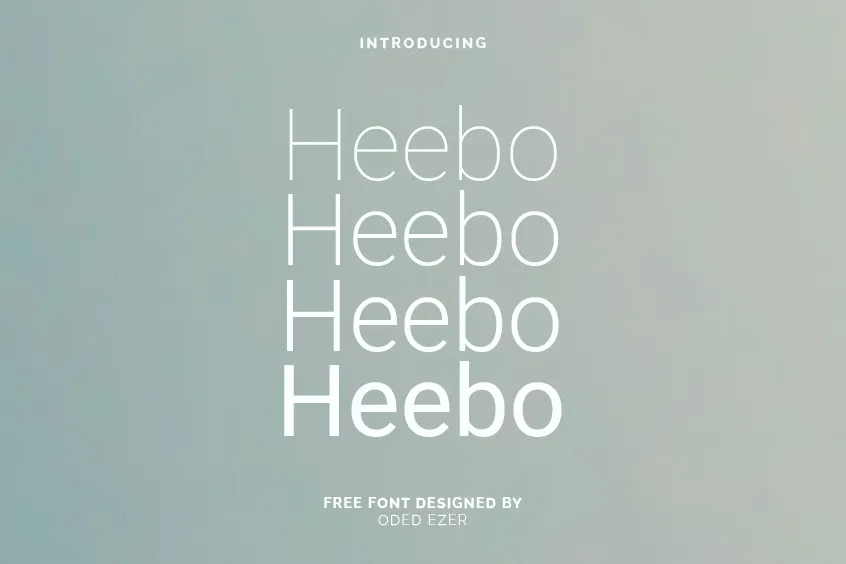 Heebo Font