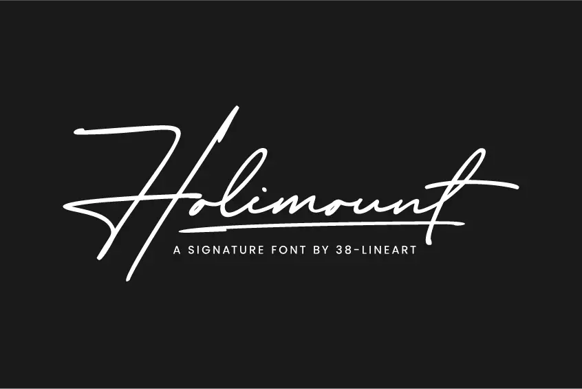 Holimount Font