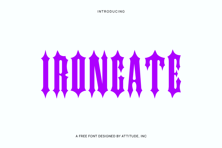 Irongate Font