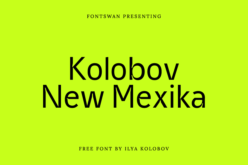 Kolobov New Mexika Font