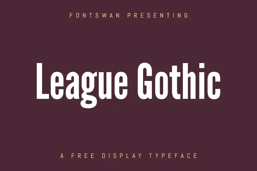 League Gothic Font