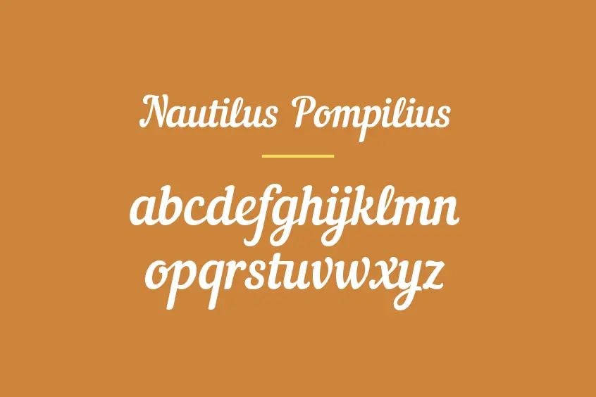 Nautilus Pompilius Font
