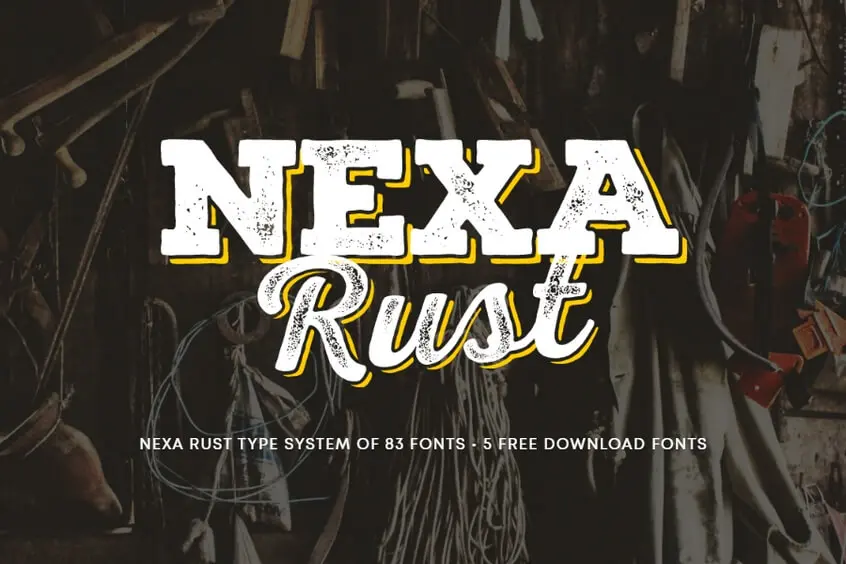 Nexa Rust Font