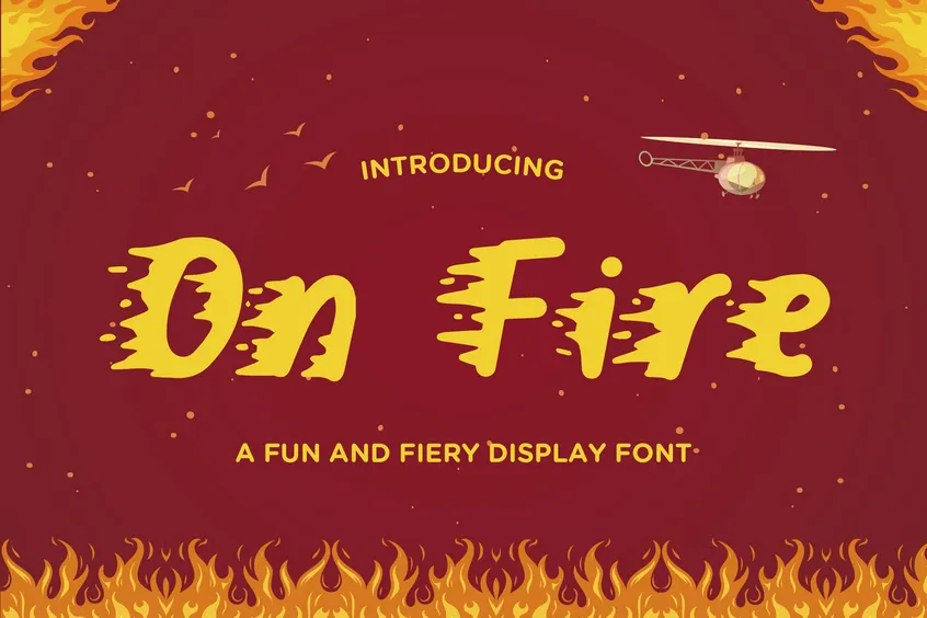 On Fire Font
