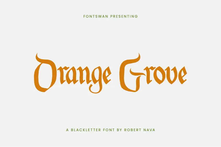 Orange Grove Font