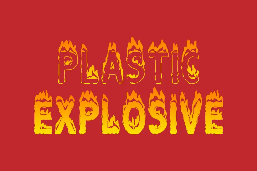 Plastic Explosive Font