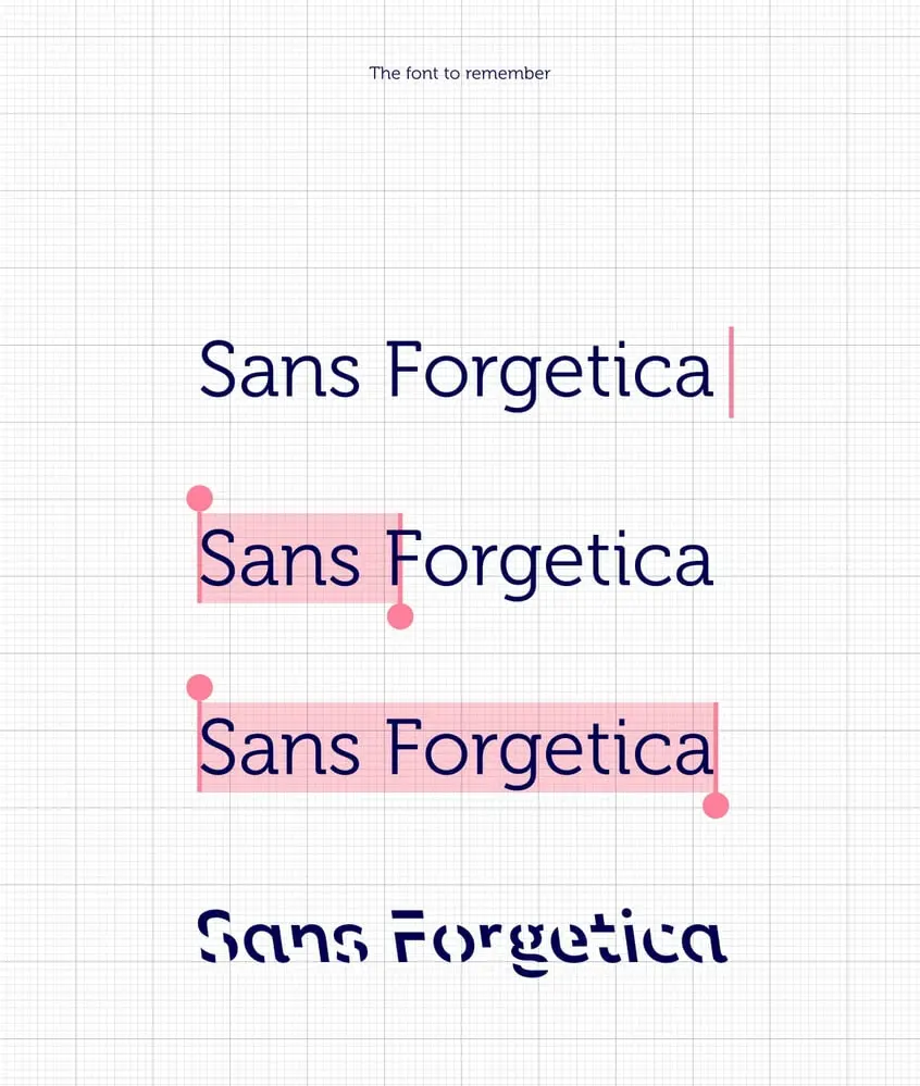 Sans Forgetica Font